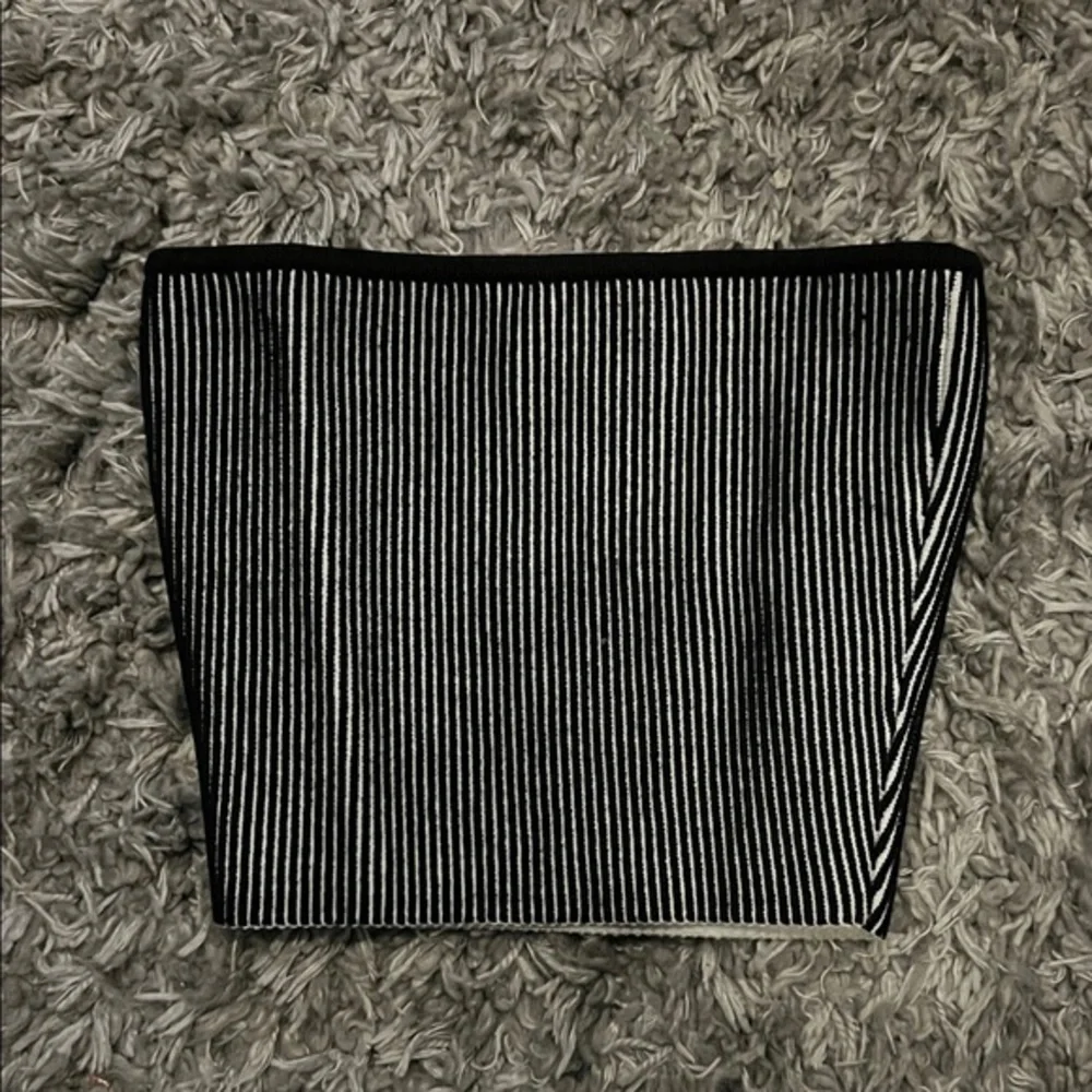 Striped Black and White Tub top